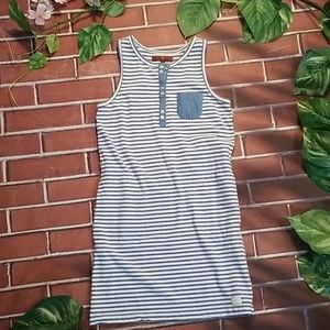 Girls tank dress, racer back, pockets, sz med